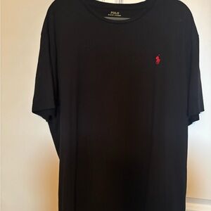 Polo by Ralph Lauren Black Tee with Red Logo